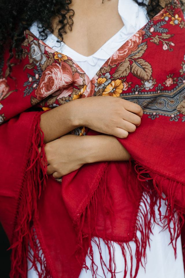 Chinar Hand Painted Pashmina Shawl