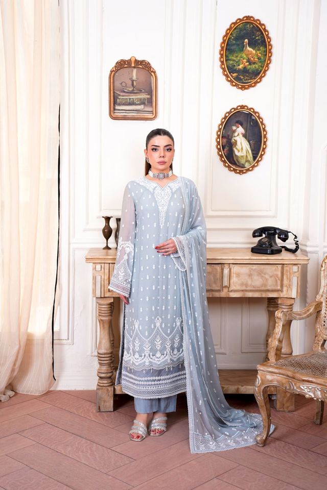 Neel Kamal Hand Painted Lawn Suit