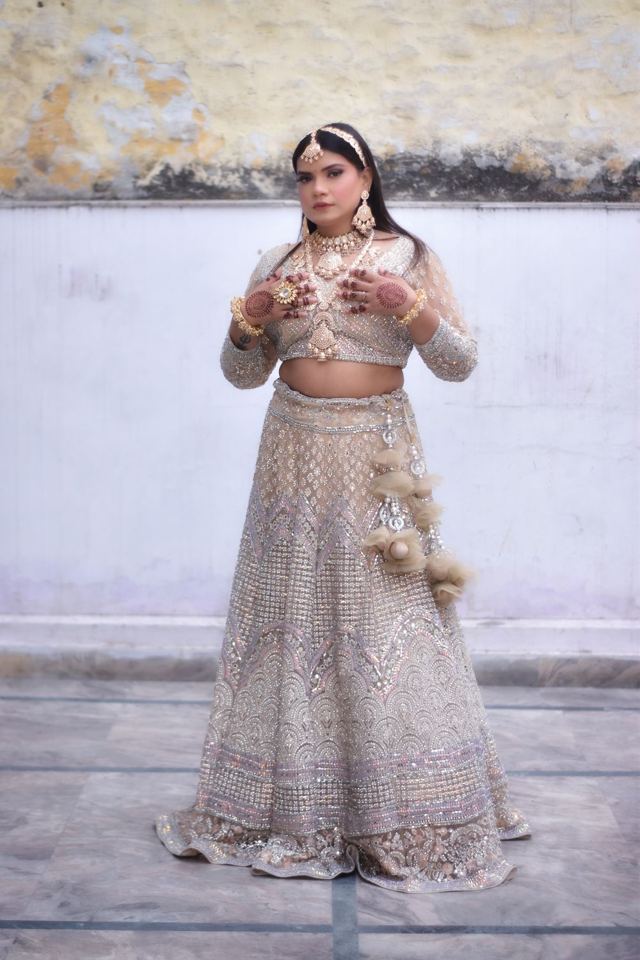 Noor-e-Sahar Walima Lehenga